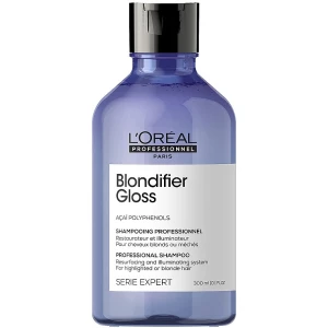 Изображение товара -  Восстанавливающий шампунь для блеска волос L“Oreal Professionnel Serie Expert Blondifier Gloss, 300 мл