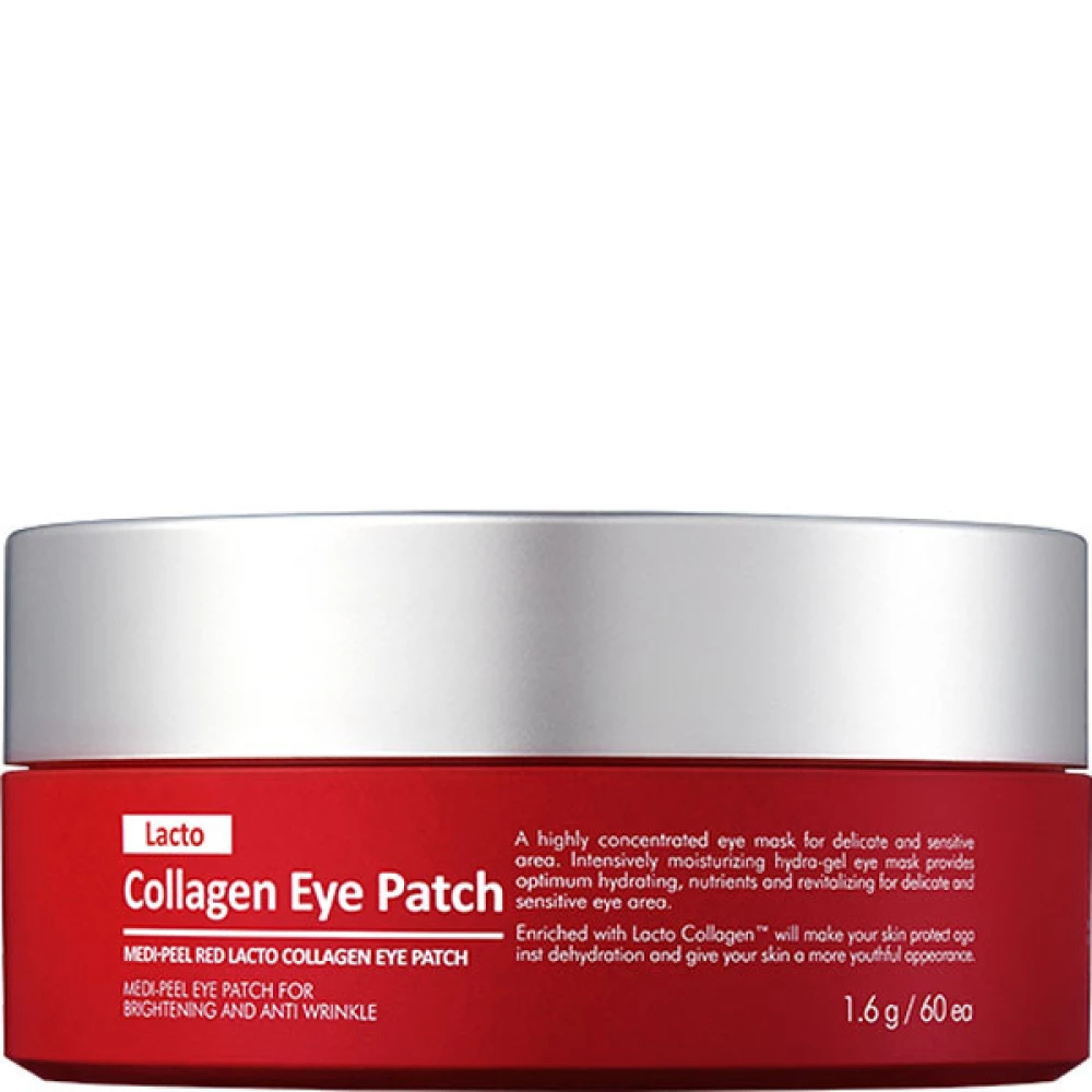 Омолаживающие патчи для кожи вокруг глаз Medi-peel Red Lacto Collagen Eye Patch, 100 мл (8809409340289)