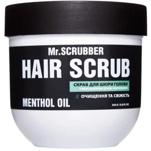 Зображення товара -  Скраб для шкіри голови Mr. Scrubber Hair Scrub Menthol Oil, 250 г (4820200231853)
