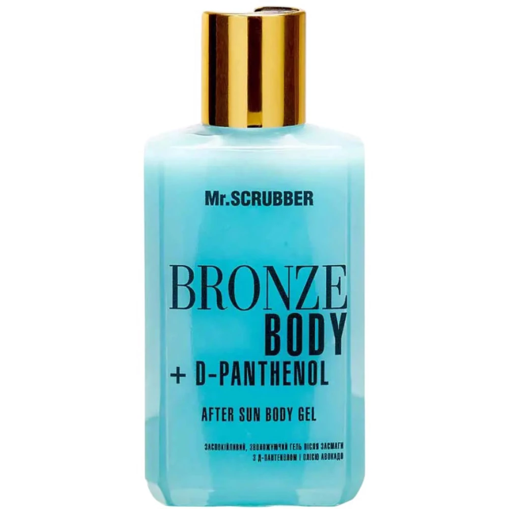 Успокаивающий увлажняющий гель после загара Mr. Scrubber Bronze Body D-Panthenol After Sun Body Gel, 100 мл