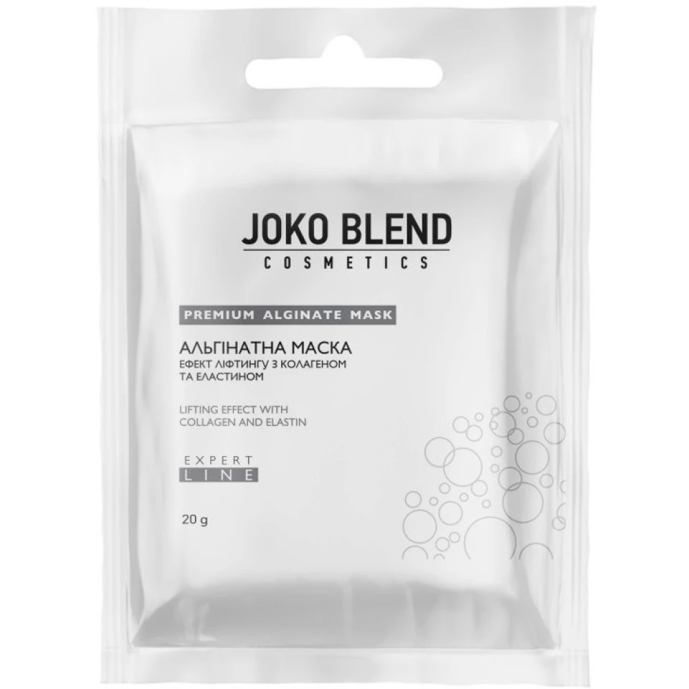 Альгинатная маска с эффектом лифтинга с коллагеном и эластином Joko Blend, 20 г (4823109401914)