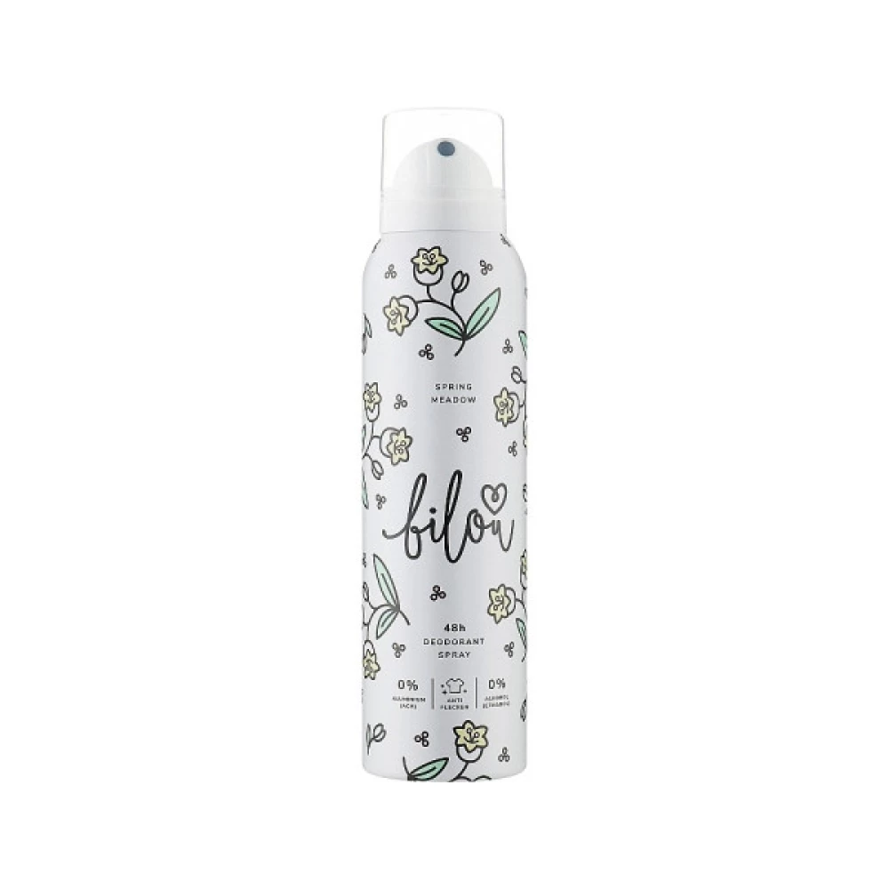 Дезодорант-спрей Bilou Spring Meadow 48h Deodorant Spray, 150 мл (4260527730231)