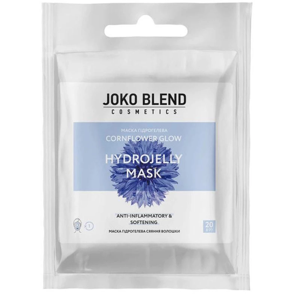 Гідрогелева маска Joko Blend Cornflower Glow, 20 г (4823109401167)