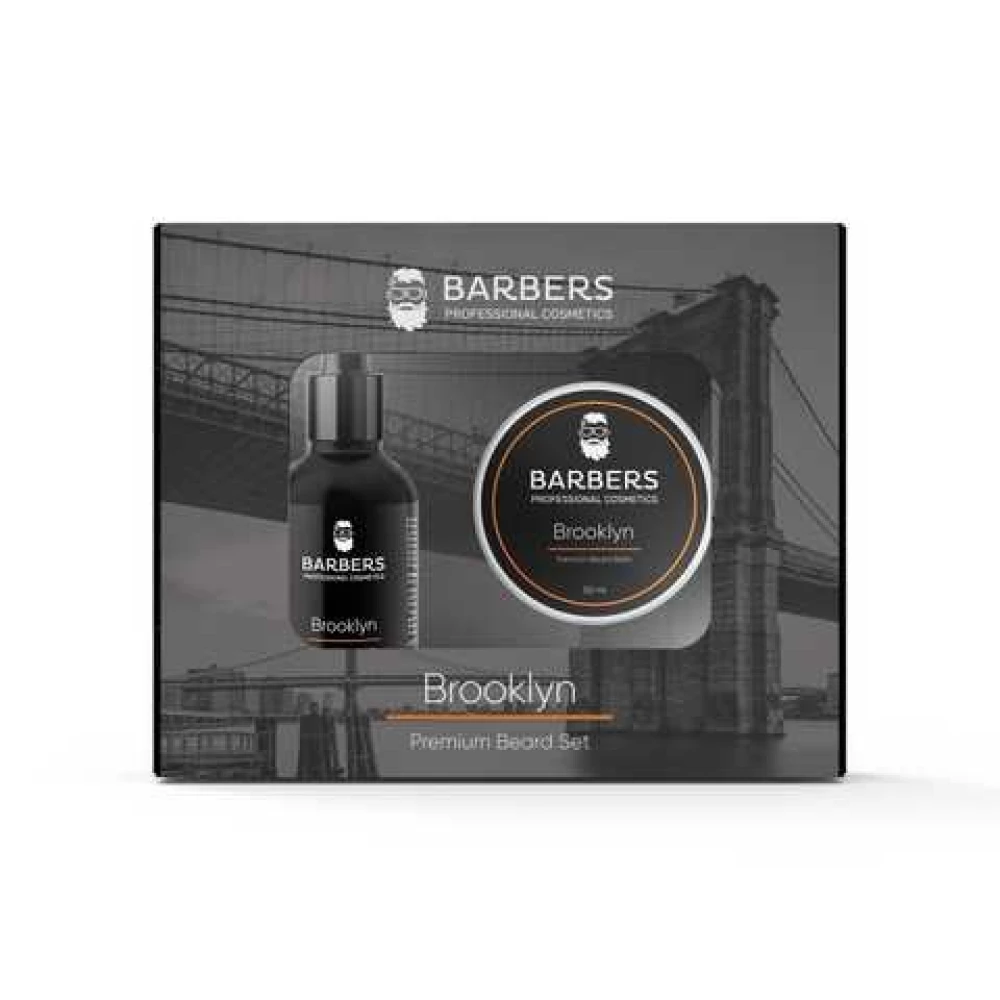 Набор для ухода за бородой Barbers Brooklyn, 2 шт (4823109403567)