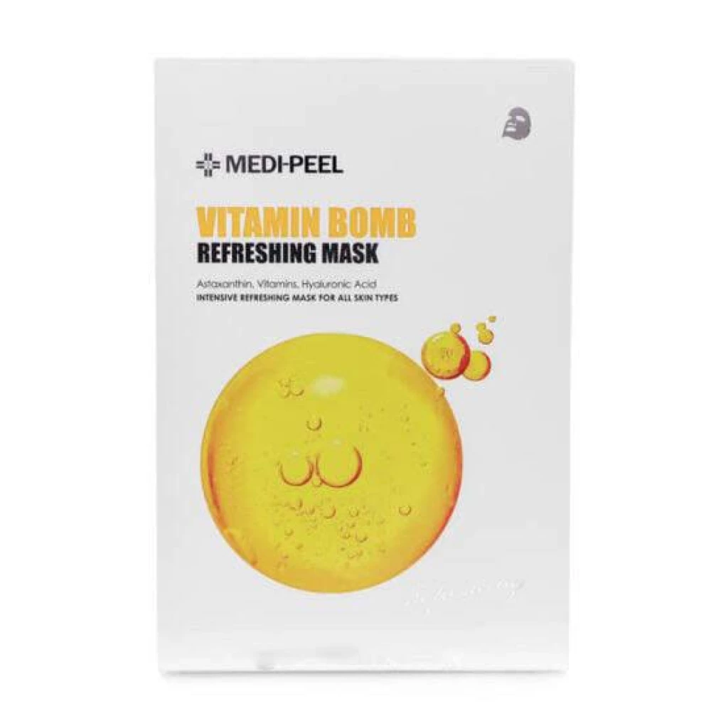 Тканевая маска с витамином C Medi-peel Vitamin Bomb Refreshing Mask, 25 мл (8809409345390)