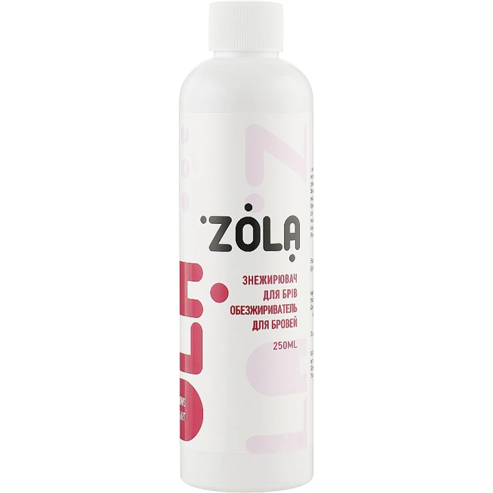 Обезжириватель для бровей Zola, 250 мл (4820202780809)