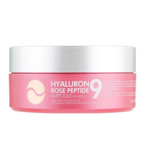 Изображение товара -  Гидрогелевые патчи с пептидами и розой Medi-peel Hyaluron Rose Peptide 9 Ampoule Eye Patch, 60 шт