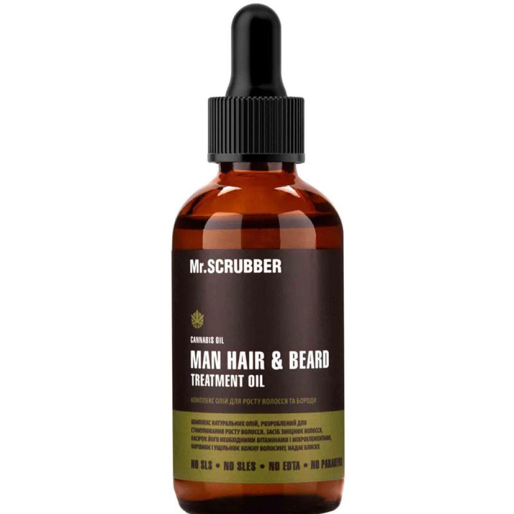 Комплекс масел для роста волос и бороды Mr. Scrubber Man Tea Tree, 50 мл (4820200230481)
