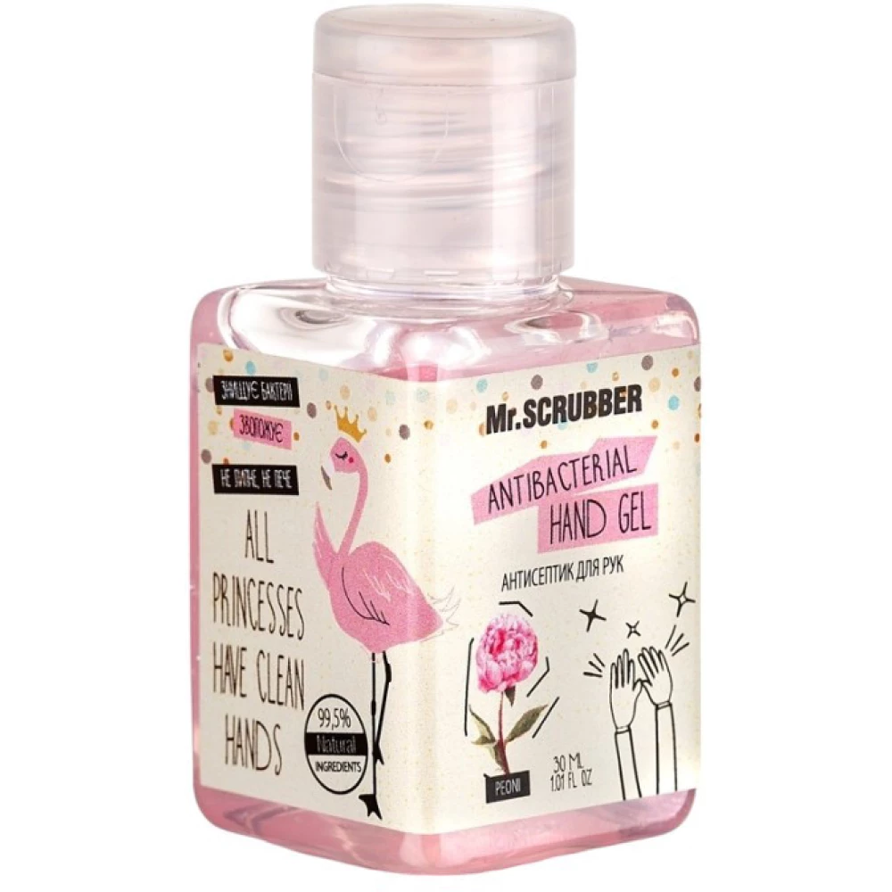 Антисептик для рук Mr. Scrubber Peony, 30 мл (4820200231679)