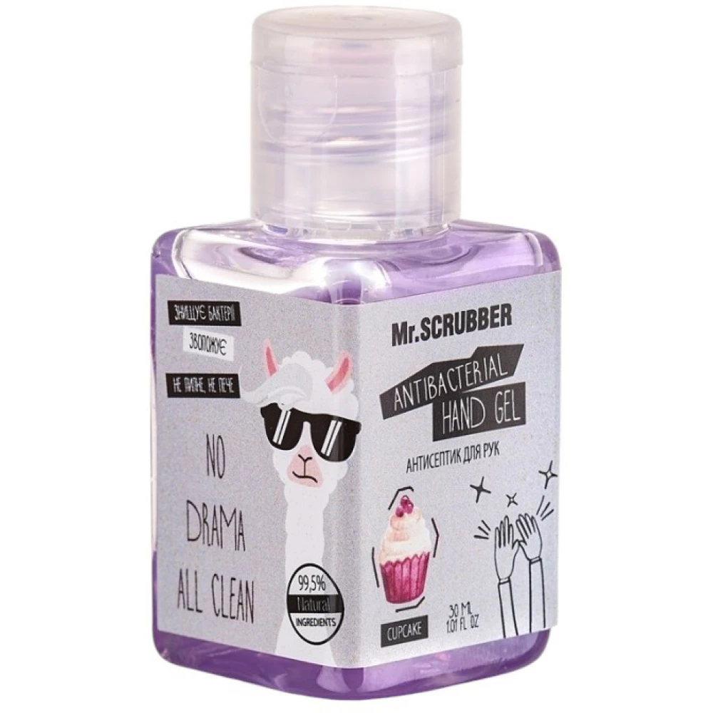 Антисептик для рук Mr. Scrubber Antibacterial Hand Gel Cupcake, 30 мл (4820200231655)