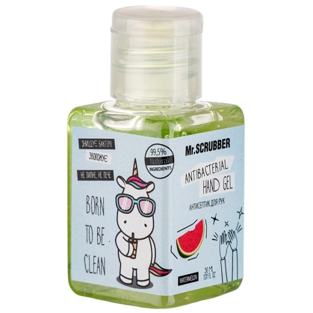 Антисептик для рук Mr. Scrubber Antibacterial Hand Gel Watermelon, 30 мл (4820200231693)