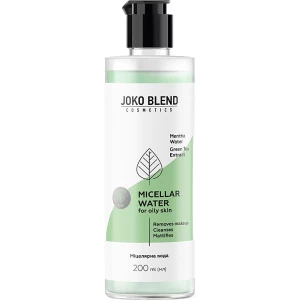 Изображение товара -  Мицеллярная вода с зеленым чаем Joko Blend, 200 мл (4823109407015)