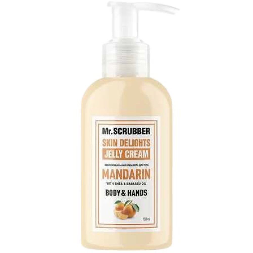 Крем-гель для тела и рук Mr. Scrubber Skin Delights Mandarin, 150 мл (4820200230863)